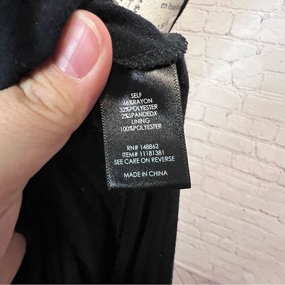 Torrid tie front black swing dress size 3 - Picture 9 of 9